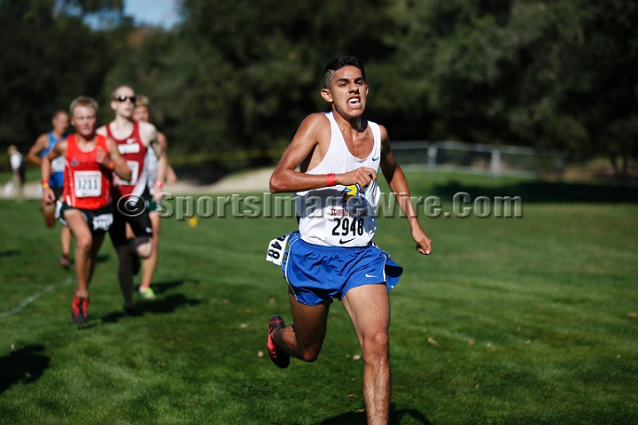 2014StanfordCollMen-192.JPG - College race at the 2014 Stanford Cross Country Invitational, September 27, Stanford Golf Course, Stanford, California.
